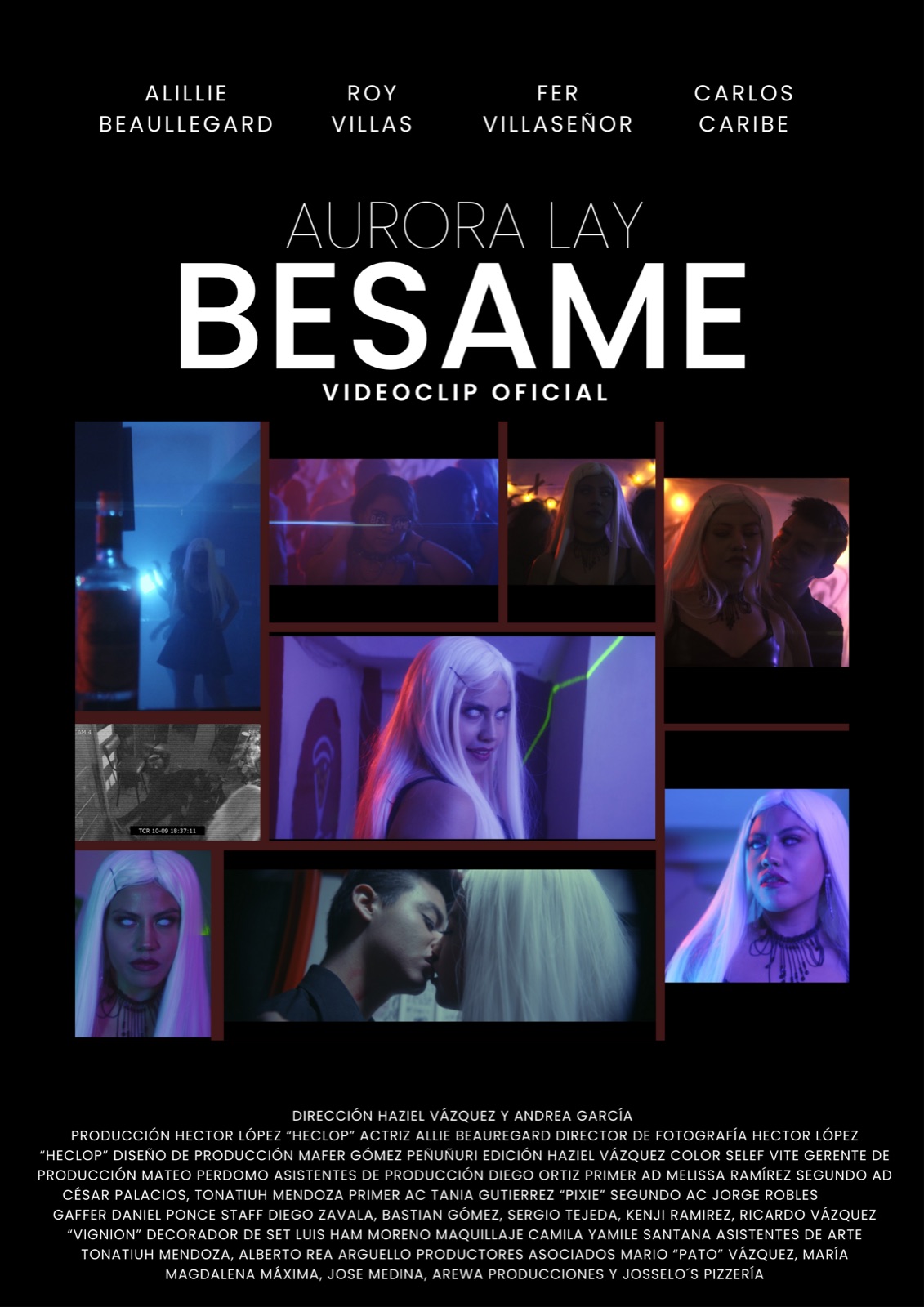Cartel de Bésame (Aurora Lay)