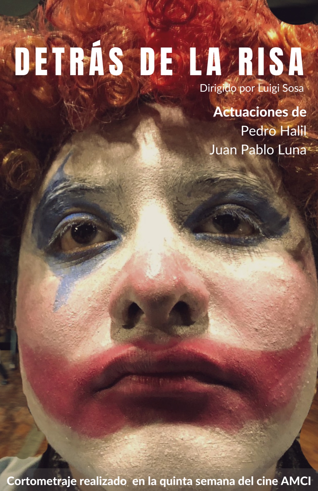 Cartel de Detrás de La Risa 
