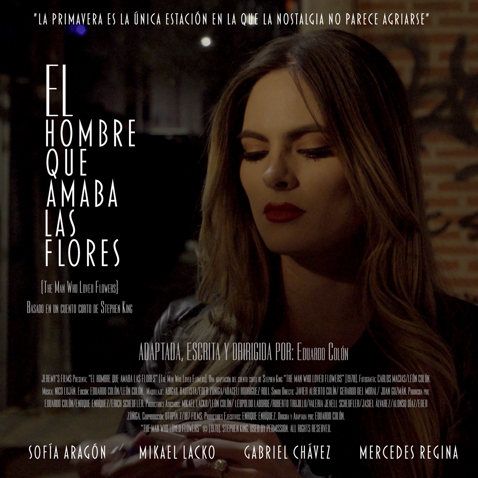 Cartel de El Hombre Que Amaba Las Flores